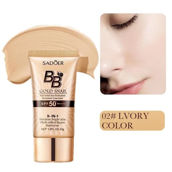 BB крем тональный для лица SPF 50 защита от солнца