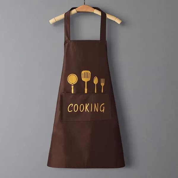 COISNI Фартук кухонный  1шт, Коричневый
