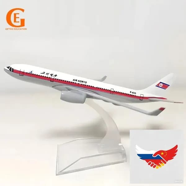 Металлическая Модель Самолета TU-204 P-633 Северная Корея, Советских Air KORYO Литая Коллекционная