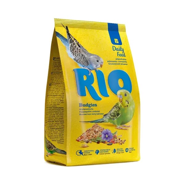 Корм для волнистых попугайчиков, RIO (РИО) Основной рацион, 500 г