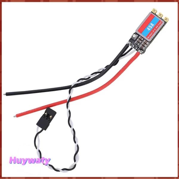 Бесщёточный ESC, встроенные LED, надежный ESC для FPV RC дронов и аксессуаров 45A