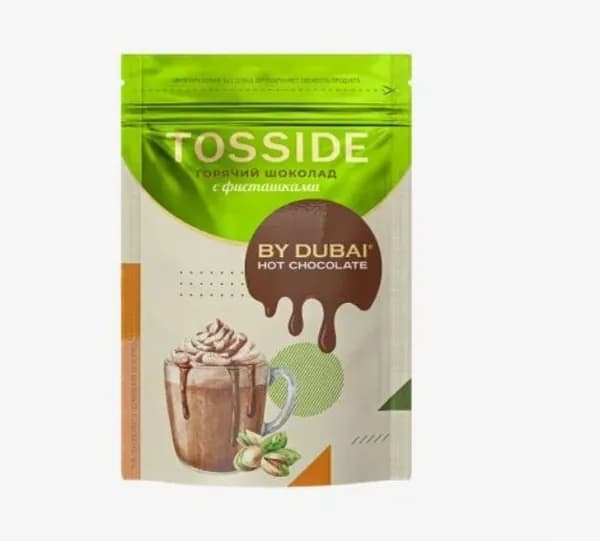 TOOSSIDE Какао-напиток , Дубайский горячий шоколад с фисташками, 180г