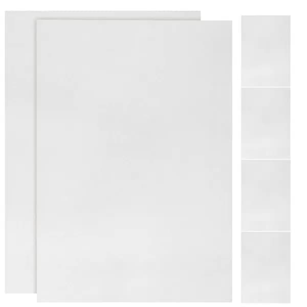 Белые светящиеся термосжимаемые листы из bops для создания поделок, 6 штук в наборе