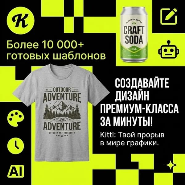Подписка Kittl Expert 1 год