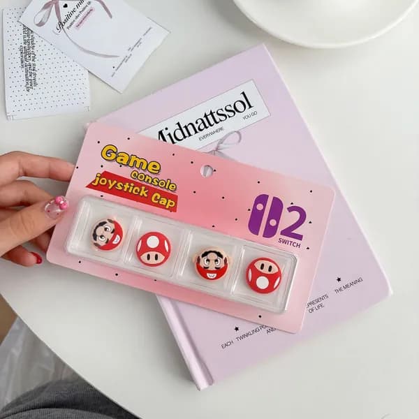 Накладки на джойстик Nintendo Switch 2 милые мультяшные накладки на джойстик для Switch 2