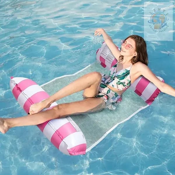 надувной водяной гамак, водяное кресло с откидывающейся спинкой