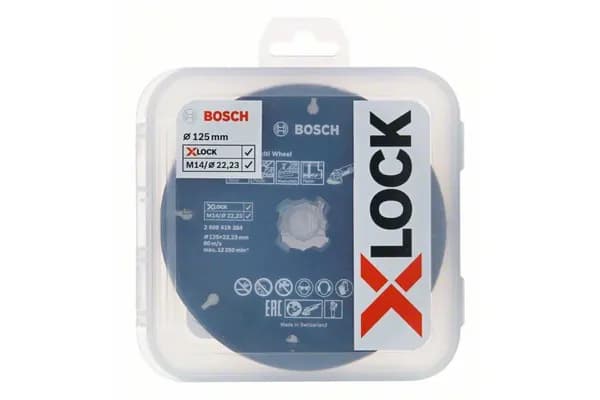 Bosch BOSCH X-LOCK из 5 предметов, 125 мм 2608619374 Ноутбук