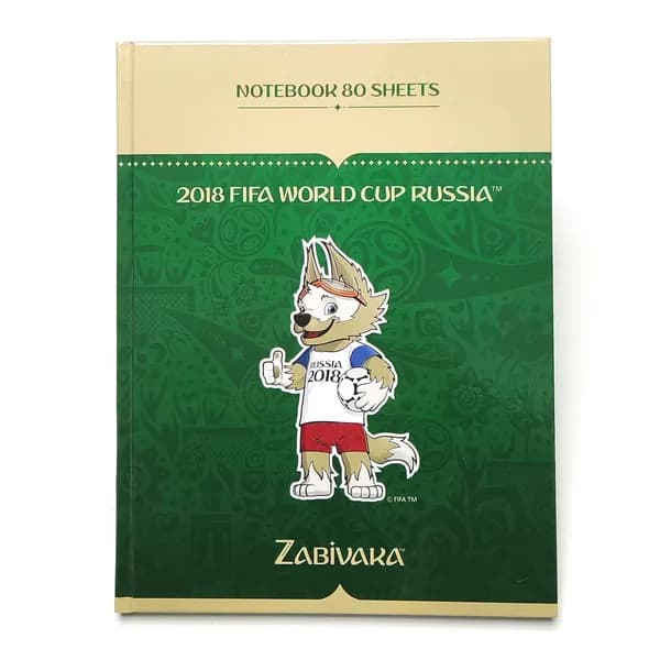 Тетрадь, Zabivaka, Бизнес-блокнот в твердой ламинированной обложке, А5, 80 листов, в клетку. Зеленый