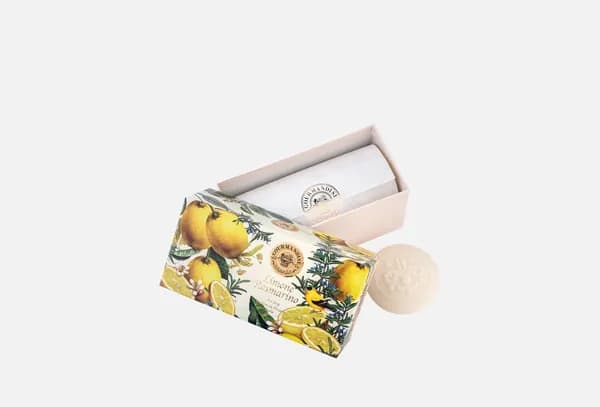 Набор натурального мыла GOURMANDISE Limone Rosmarino Set