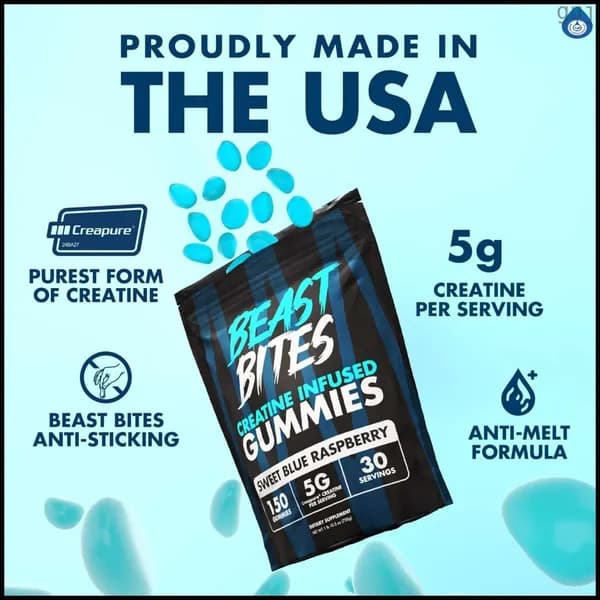 Самый популярный в 2025 годуКреатиновые жевательные конфеты BEAST BITES 150 зерен-zhangshiliang