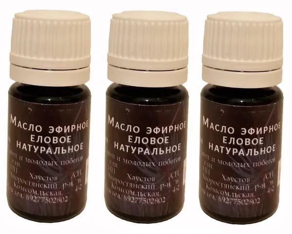 Эфирное масло Ель 10 мл 3 шт.