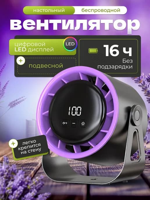 Мини вентилятор настольный портативный