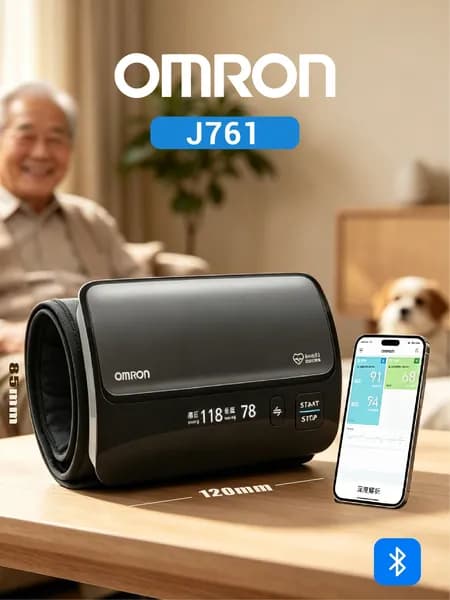 Тонометр автоматический OMRON EVOLV с манжетой Intelli Wrap Cuff для окружности плеча 22 - 42 см, апробированный медицинский прибор,Китайская версия