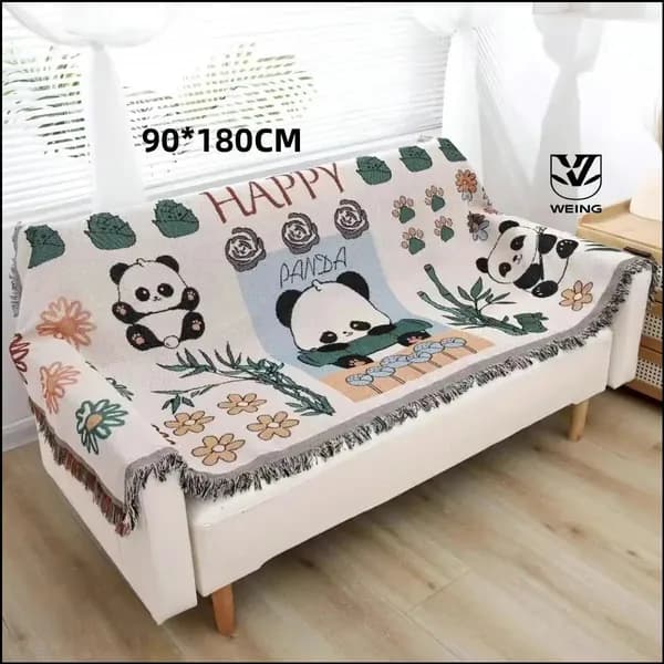 Плед двусторонний , Хлопок, 180 см х 90 см