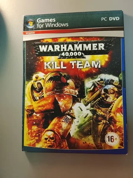 Диск с винтажной игрой для слабого ПК Warhammer 40000, Kill team