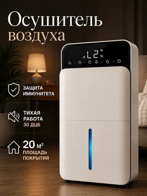 Осушитель воздуха климатический бытовой для дома и кухни
