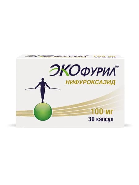 Экофурил капсулы 100 мг №30