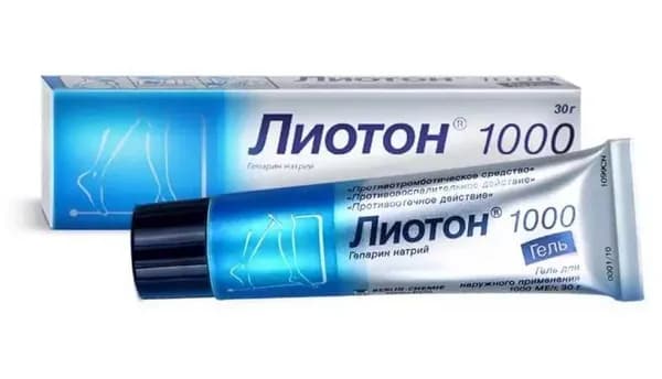 Лиотон 1000, гель 1000 МЕ/г, 30 г