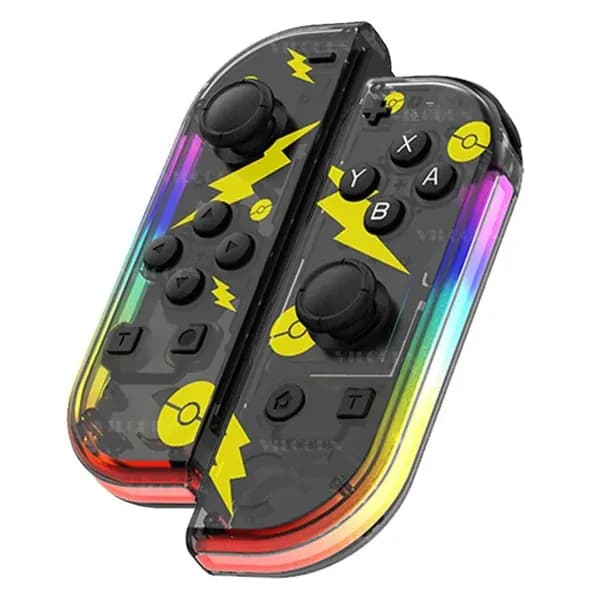 Геймпады контроллеры Joy-con для Nintendo Switch и Nintendo Switch OLED с RGB джойстики Pikachu цвет 39