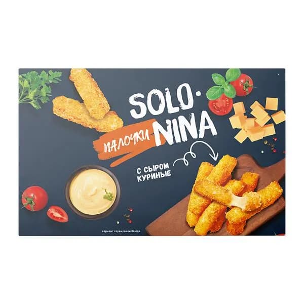 Палочки Solo Nina с сыром куриные 250г