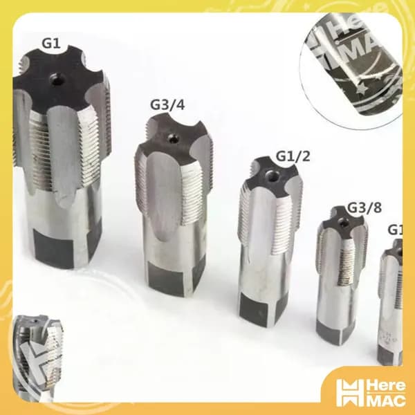 G1/8 1/4 3/8 1/2 3/4 1 Конусный трубный метчик Инструменты для нарезания резьбы по металлу