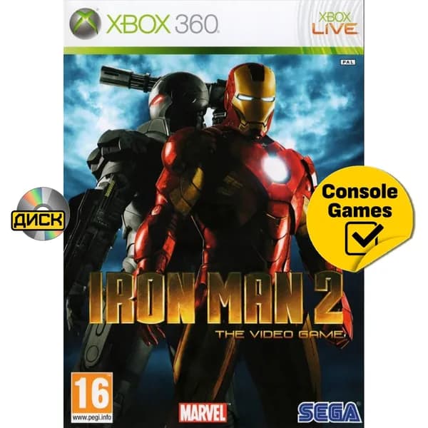 Игра Xbox 360 Iron Man 2 (английская версия) (XBox 360, Английская версия)