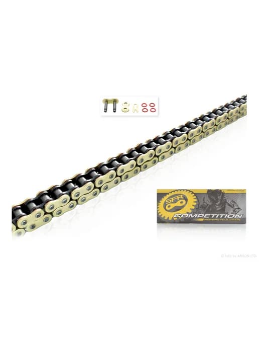 Цепь трансмиссии 428HPO‑116 сальниковая на питбайк TTR160