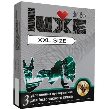 Презервативы Luxe XXL Size Le Desir 3 шт увеличенный диаметр 56 мм ультратонкие с анатомической формой