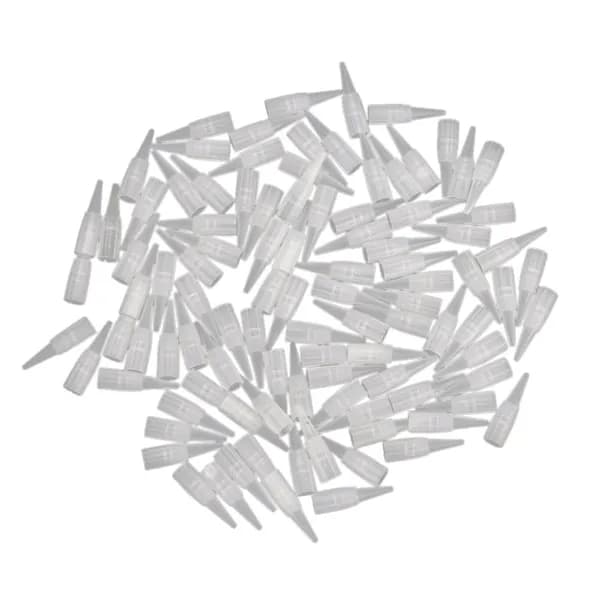Одноразовые наконечники 5r из пластика белого цвета для татуажа, набор 100 штук