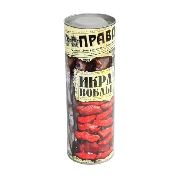 Икра-чипсы воблы, 200 г, в тубе, Россия