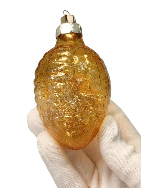 Советская ёлочная игрушка, Шишка,сделано в СССР.