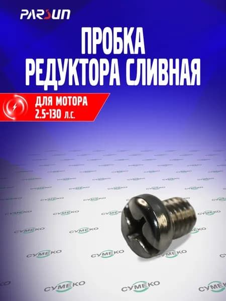 Пробка редуктора сливная для лодочного мотора Parsun, Yamaha 2.5-130 л.с., F4-03000023. 90340-08002
