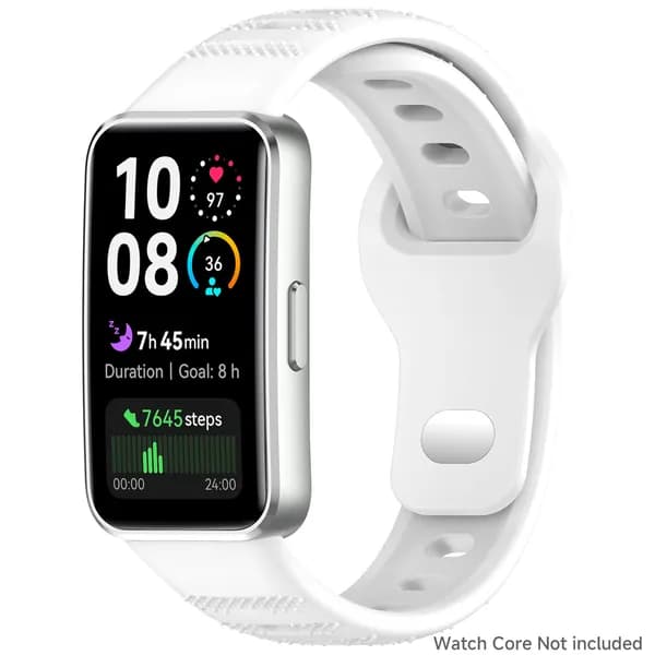 Силиконовый браслет, подходит для Huawei Band 8/9/10, точечная текстура, дышащий и устойчивый к поту, плотно и удобно сидит, спортивный браслет.