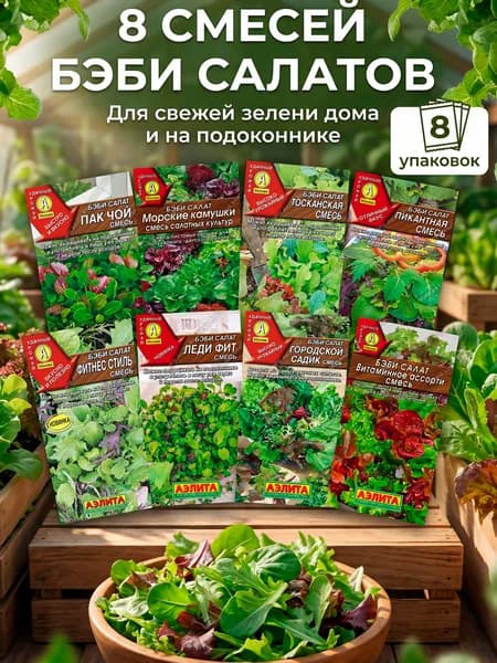 Бэби салат семена для посадки набор