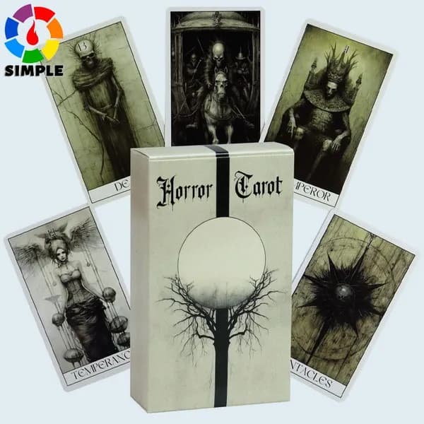 Карточная игра Таро в жанре ужасов Horror Tarot Deck