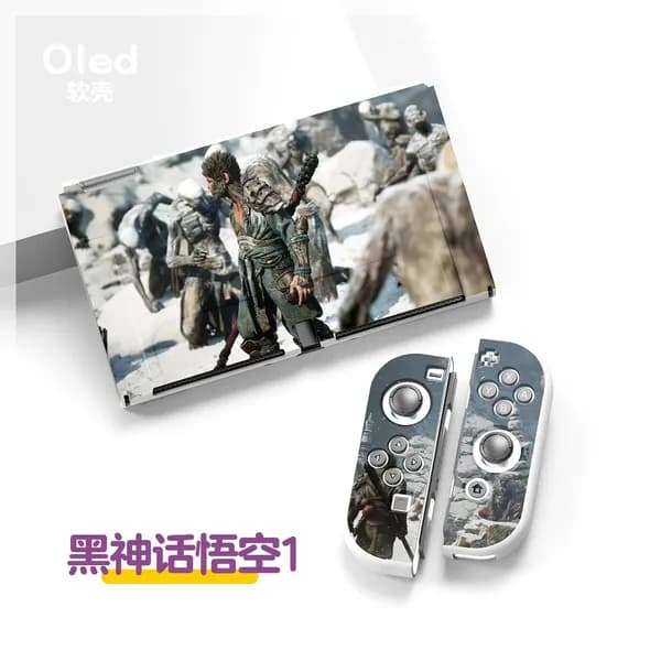 Чехол для OLED матовый мягкий Switch Black Myth Wukong NS Dock Case Lite