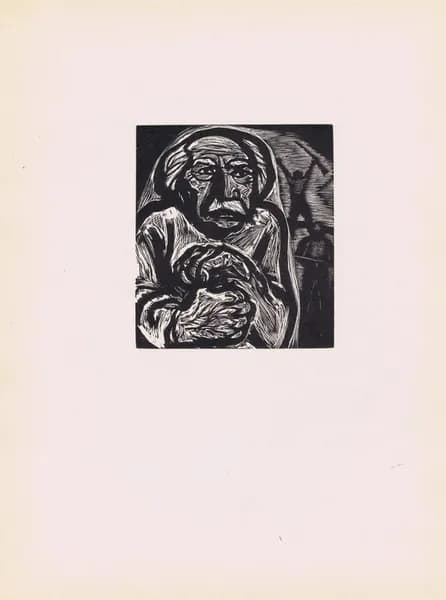 Кровь и пепел. Сюжет 4. Стасис Красаускас. Антикварная цинкография. СССР, 1961 год