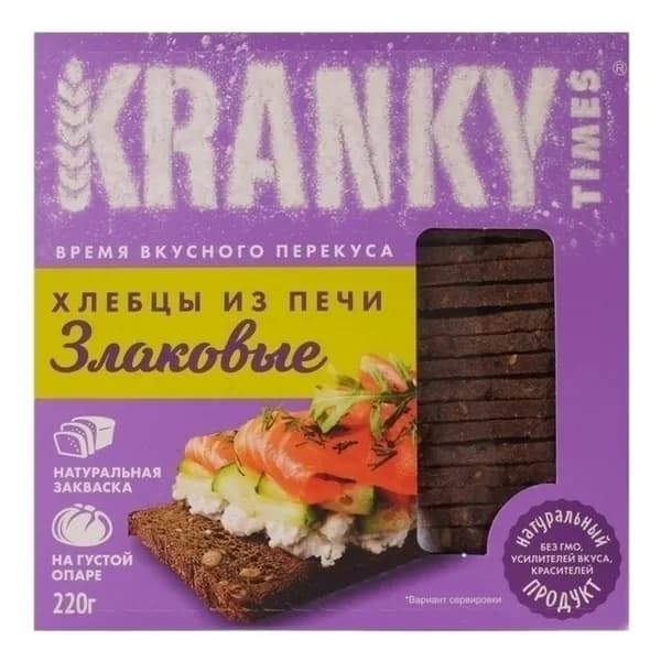 Хлебцы злаковые Kranky Times 220 г
