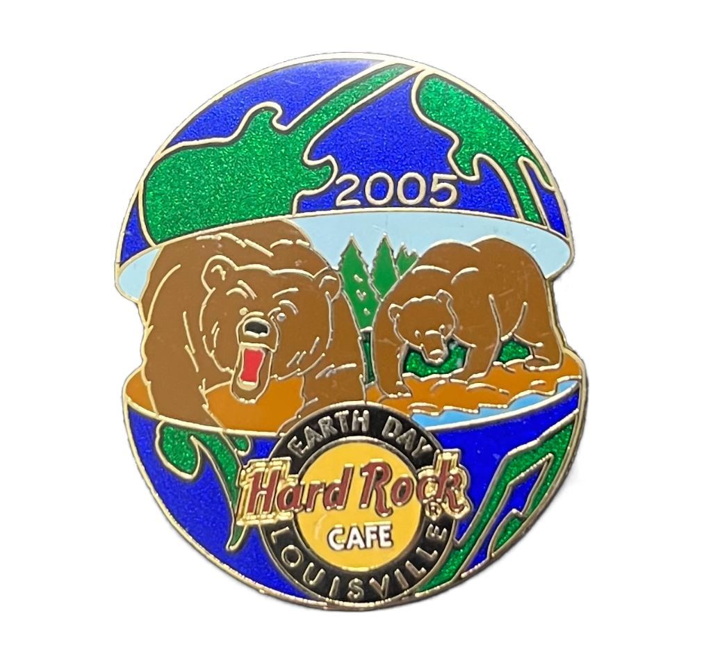 Значок Hard Rock Cafe Louisville Earth Day