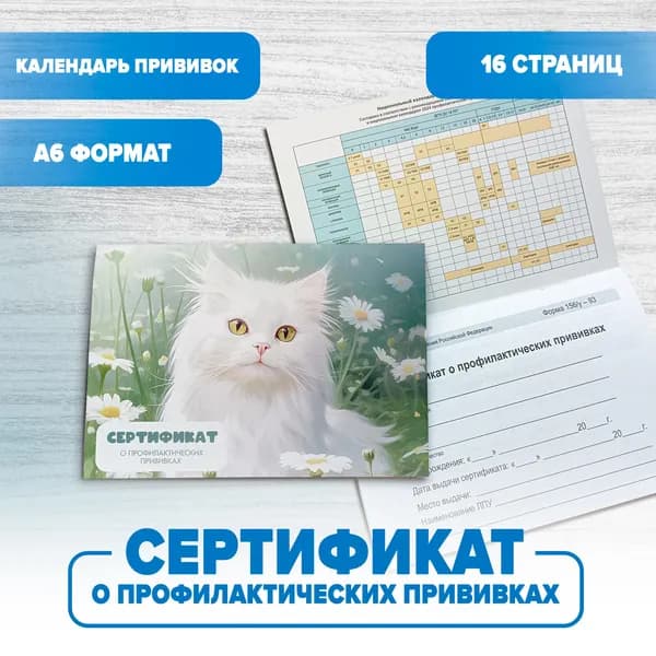 Сертификат прививок для детей