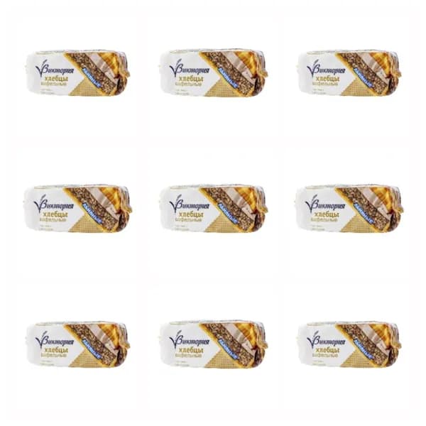 Вкусная фантазия Хлебцы вафельные Виктория льняные, 60 гр, 9 уп/