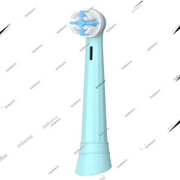 Сменная насадка для электрической зубной щетки Oral-B IO, круглая, детская светло-голубая