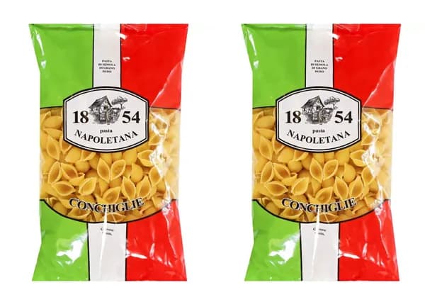 Гальяни Napoletana Макароны Ракушки, 400 г, 2 уп