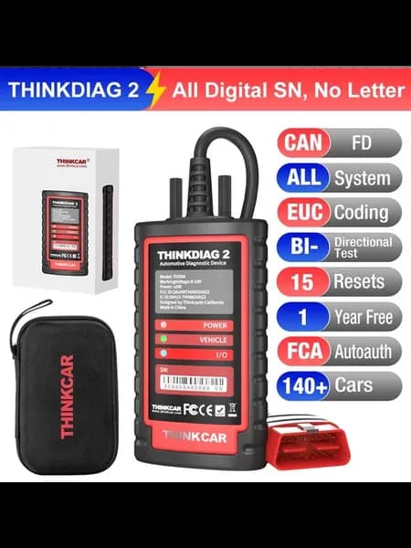THINKDIAG 2 OBD2-сканер для 140+ авто, CAN FD