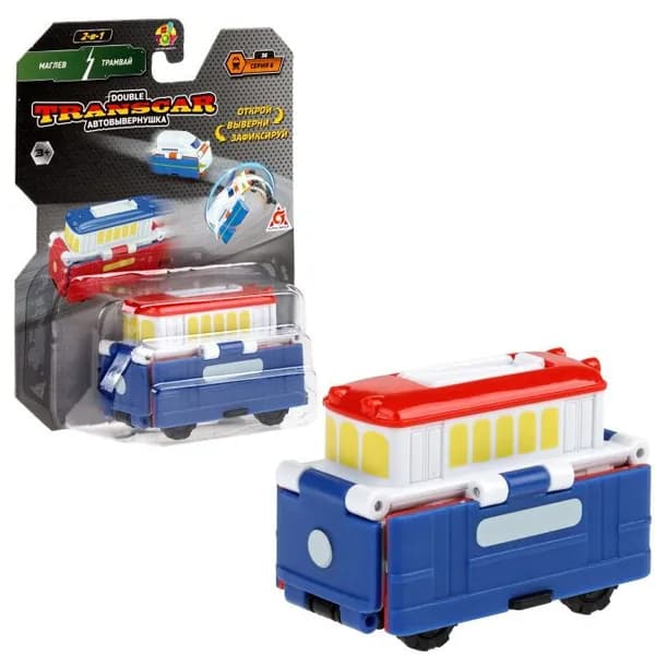 Машинка вывернушка автовывернушка 1TOY Transcar игрушка для мальчика 3 года
