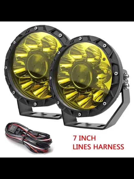 5-дюймовая желтая LED фара для