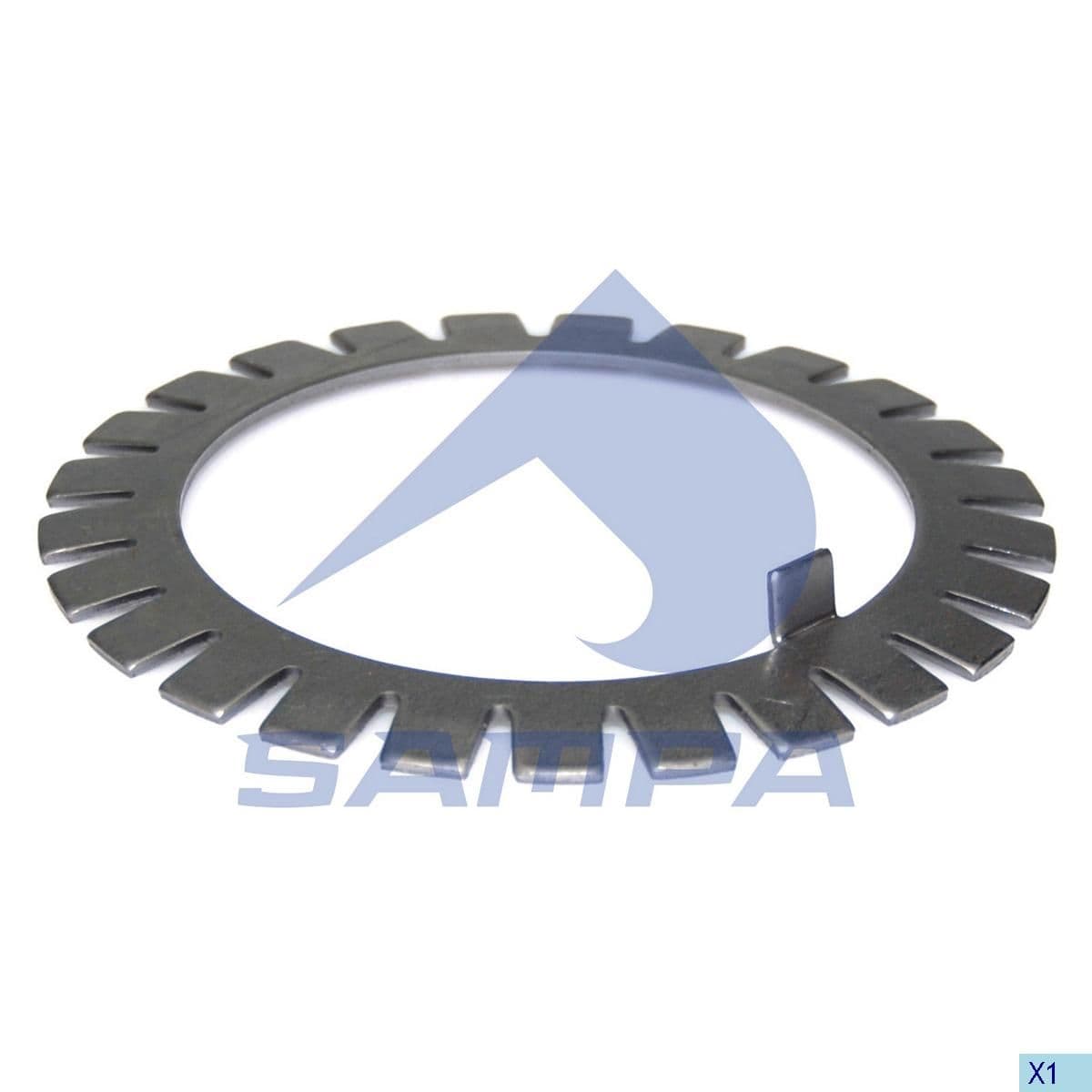 Шайба многолапчатая 88,5 x 122,5 x 2 DIN5406 Sampa 021.237