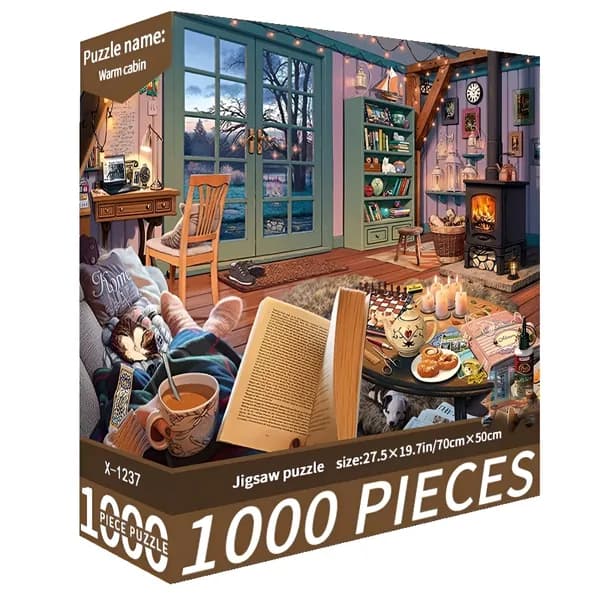Пазл Уютная хижина, 1000 деталей