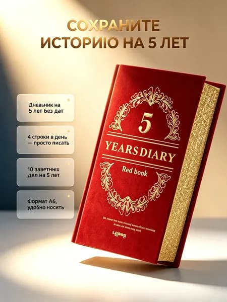 Дневник личный A6, листов: 208