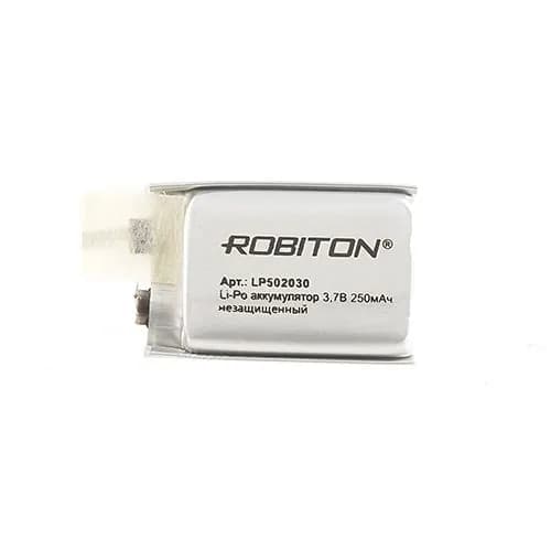 Аккумулятор ROBITON LP502030UN 3.7В 250мАч без защиты PK1